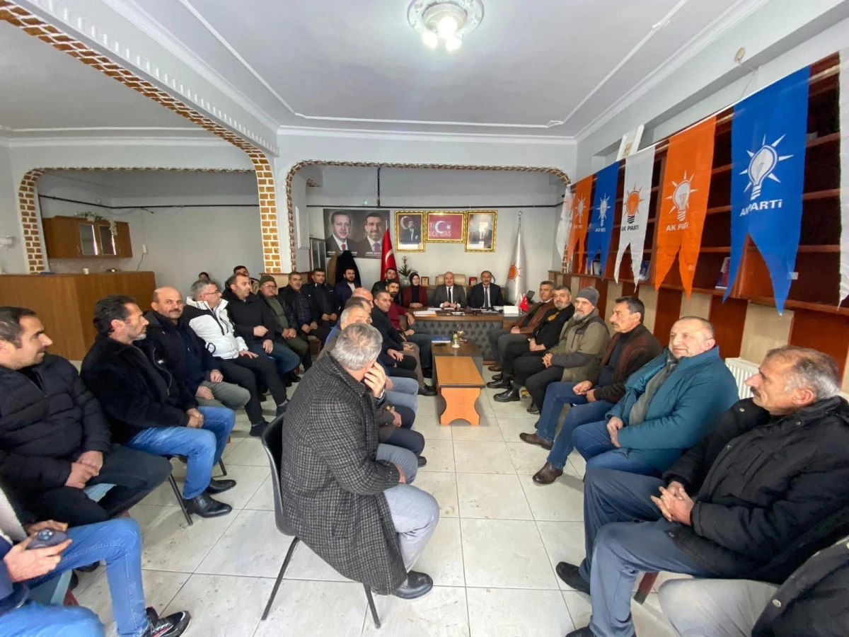 AK Parti Kars İl Başkanı Sancar, Selim ve Sarıkamış'ta G&uuml;ndemi Değerlendirdi