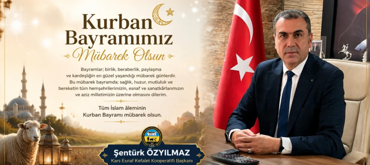 Başkan &Ouml;zyılmaz Kurban Bayramımız M&uuml;barek Olsun
