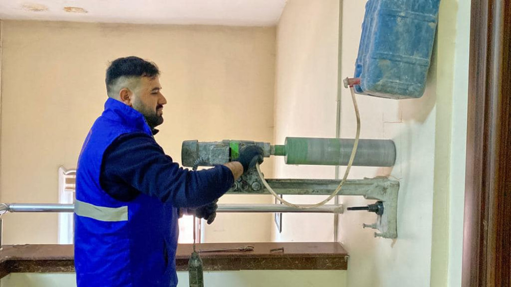 BELEDİYE HİZMET BİNASINDA DEPREM TESTİ YAPILDI