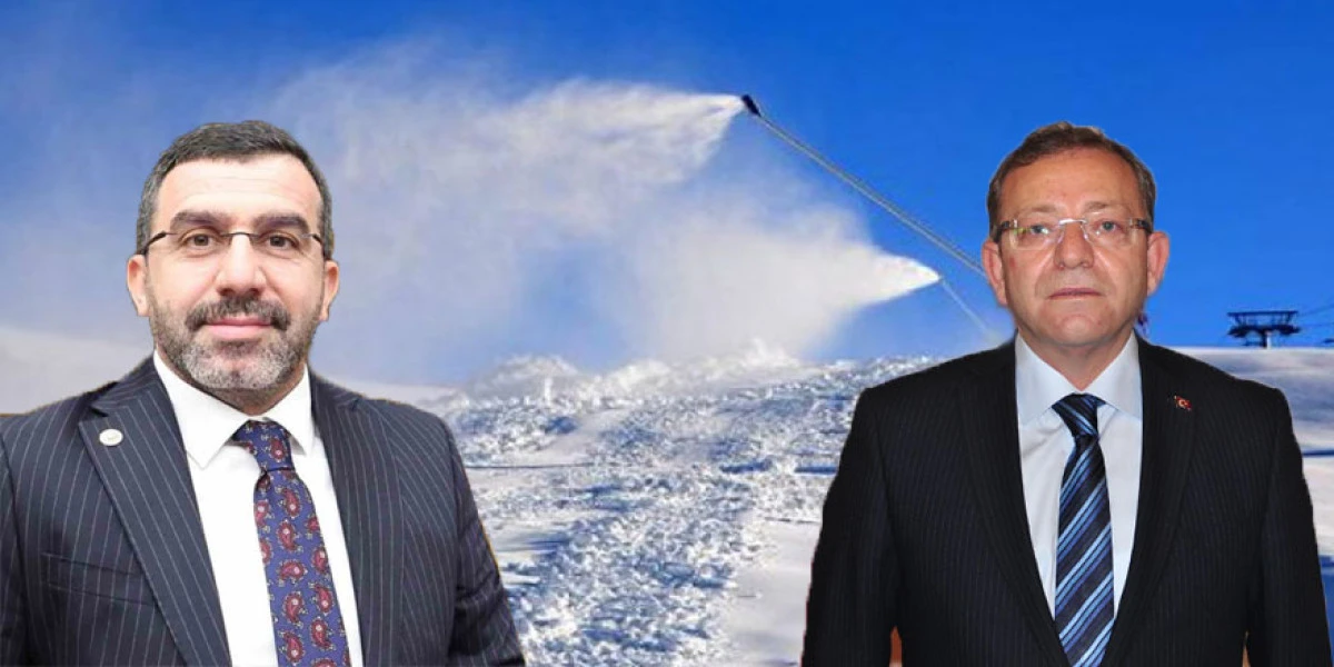 Çalkın ve Polat Söz Verdi; Suni Karlama Projesini Hayata Geçti