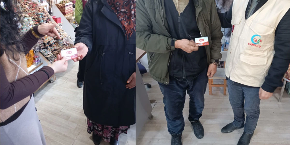 Cansuyu Derneği'nin Kars'ta yardımları s&uuml;r&uuml;yor