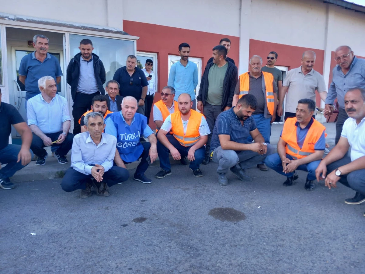 İl Özel İdaresi İşçilerinden Eylem