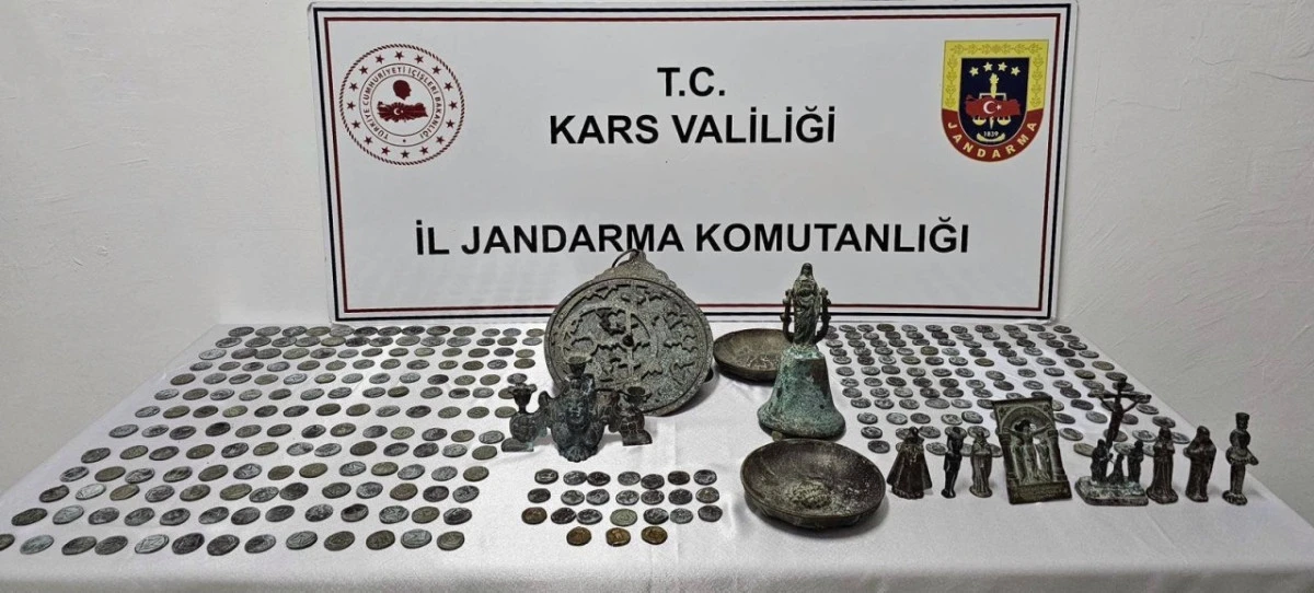 Kars’ta sahte tarihi eser satmaya çalışanlar tutuklandı