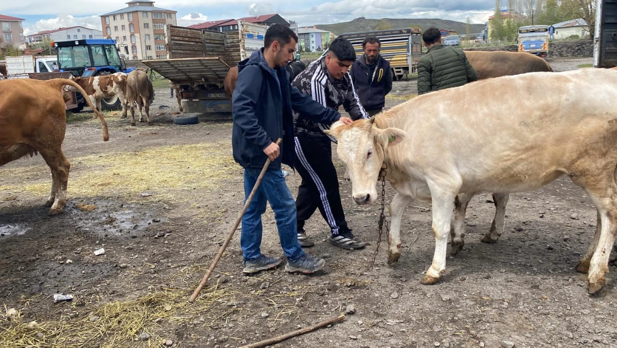 Kurban Bayramına 1 g&uuml;n Kala Yaşanan Pazar Yoğunluğu