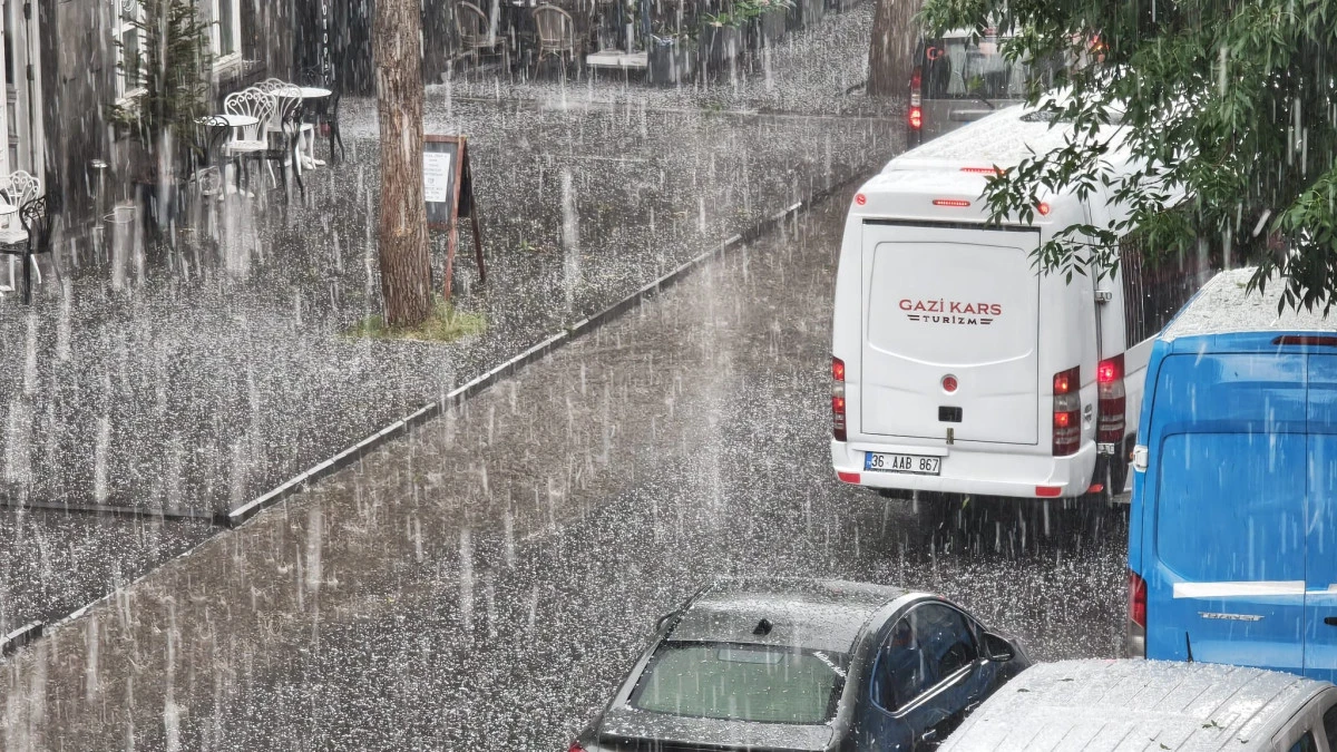 Sağanak ve Dolu Etkili Oldu