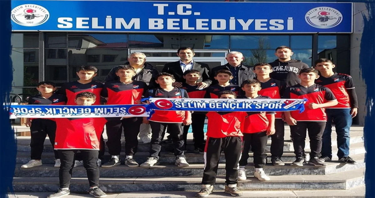 Selim'de Şampiyon takımdan Başkan Koç'a ziyaret!