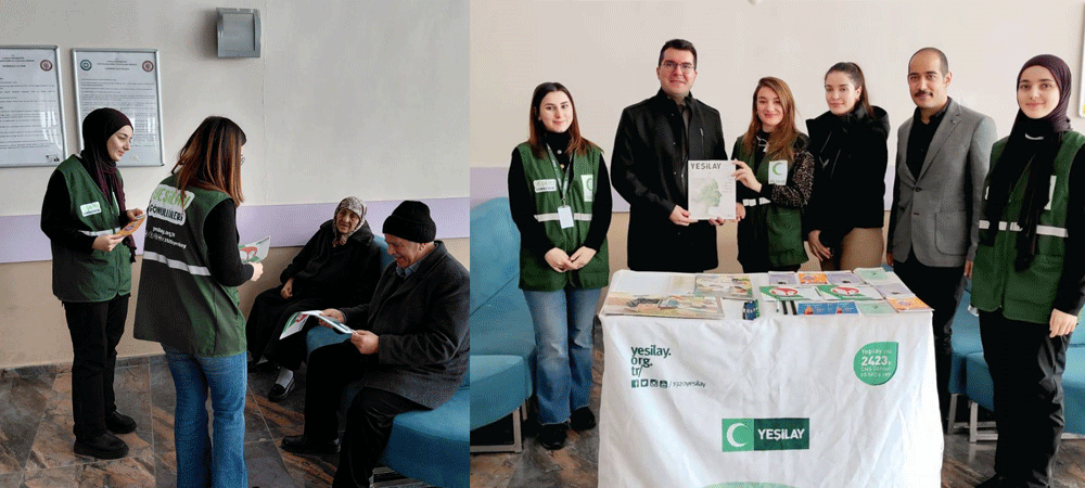 Veremle Savaş Haftası Kapsamında Yeşilay Standı A&ccedil;ıldı